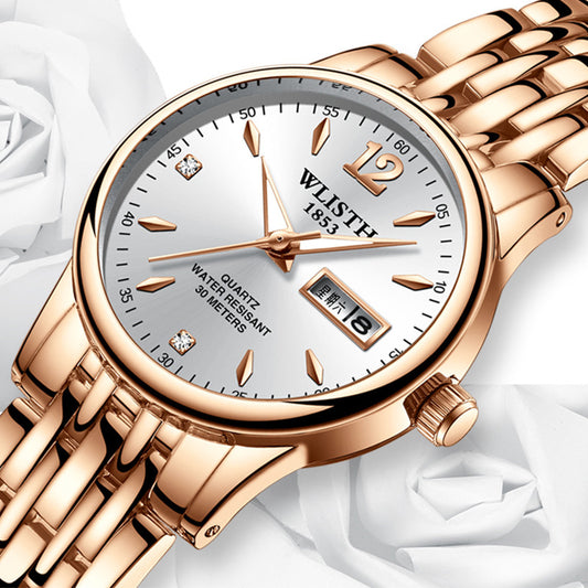High-Quality Stainless Steel WLISTH Brand Fashion Wristwatch